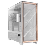 Antec Flux Pro kompiuterio korpusas, full tower, E-ATX, tempered glass – baltos spalvos