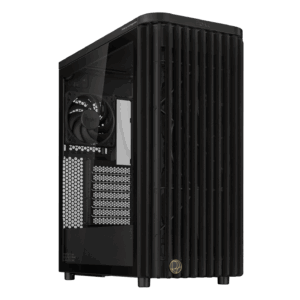 ASUS ProArt PA401 Wood Edition PC-kompiuterio korpusas, Midi-Tower,  ATX, Tempered Glass - juodos spalvos