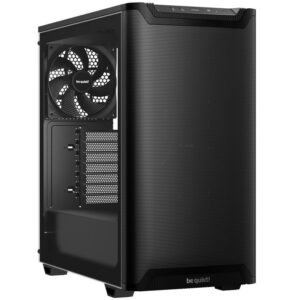be quiet! Pure Base 501 Airflow Midi-Tower, ATX, Tempered Glass - juodos spalvos