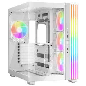be quiet! Light Base 600 LX Midi-Tower, Tempered Glass, ARGB - baltos spalvos