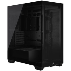 Corsair 3500X Midi-Tower, Tempered Glass - juodos spalvos