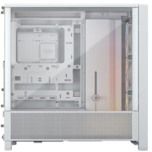 Corsair Frame 4000D RS ARGB Tempered Glass Midi-Tower, baltos spalvos - Image 2