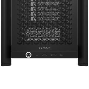 Corsair Frame 4000D RS PC-kompiuterio korpusas, Midi-Tower, E-ATX, Tempered Glass - juodos spalvos - Image 2
