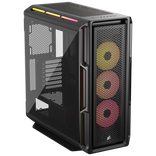 Corsair iCUE LINK 5000T LX PC-kompiuterio korpusas, Midi-Tower, E-ATX, RGB, Tempered Glass - juodos spalvos