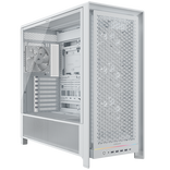 Corsair Frame 5000D PC-kompiuterio korpusas, Midi-Tower, E-ATX, Tempered Glass - baltos spalvos