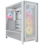 Corsair Frame 5000D RS ARGB PC-kompiuterio korpusas, Midi-Tower, E-ATX, Tempered Glass - baltos spalvos