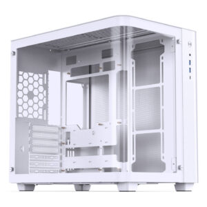 Jonsbo TK-3 - ATX-kompiuterio korpusas, baltos spalvos