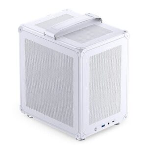 Jonsbo C6 PC-kompiuterio korpusas, Mini-Tower, ITX, mit Tragegriff - baltos spalvos