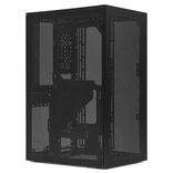 Ssupd Meshrom S V2 PCIe 5.0 PC kompiuterio korpusas, Mini-Tower, Mini-ITX kompiuterio korpusas - juodos spalvos