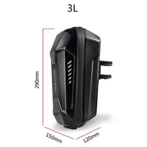 WILDMAN ES8X Plus scooter case/holder frame bag juodos spalvos - Image 8