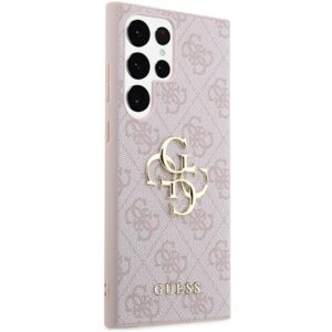 Guess GUHCS23L4GMGPI S23 Ultra S918 rožinės spalvos hardcase 4G Big Metal Logo - Image 4