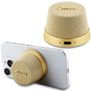 Guess kolonėlė Bluetooth GUWSC3ALSMD Speaker Stand gold Magnetic Script Metal - Image 1