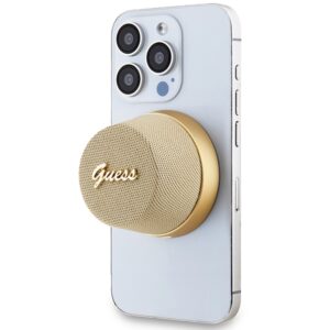 Guess kolonėlė Bluetooth GUWSC3ALSMD Speaker Stand gold Magnetic Script Metal - Image 5