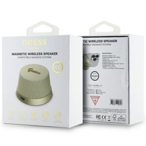 Guess kolonėlė Bluetooth GUWSC3ALSMD Speaker Stand gold Magnetic Script Metal - Image 7