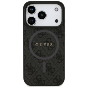 Guess 4G Ring Classic Logo MagSafe dėklas skirtas Apple iPhone 17 Pro juodos spalvos - Image 3