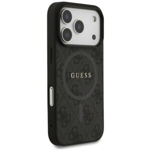 Guess 4G Ring Classic Logo MagSafe dėklas skirtas Apple iPhone 17 Pro juodos spalvos - Image 4