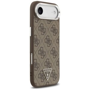 Dėklas Guess 4G Triangle Logo MagSafe skirtas Apple iPhone Air rudos spalvos - Image 4
