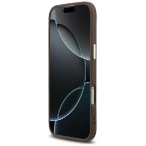 Dėklas Guess 4G Triangle Logo MagSafe skirtas Apple iPhone Air rudos spalvos - Image 5