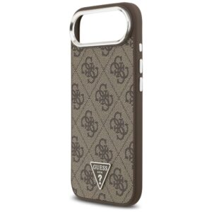 Dėklas Guess 4G Triangle Logo MagSafe skirtas Apple iPhone Air rudos spalvos - Image 6
