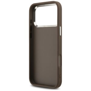 Dėklas Guess 4G Big 4G Classic Logo skirtas Apple iPhone 17 Pro Max rudos spalvos sidabro spalvos - Image 7