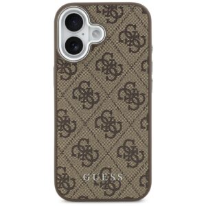 Dėklas Guess 4G Classic Logo MagSafe skirtas Apple iPhone 17 rudos spalvos - Image 3