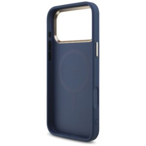 Dėklas Guess 4G Triangle Logo MagSafe skirtas Apple iPhone 17 Pro Max mėlynos spalvos aukso spalvos - Image 7