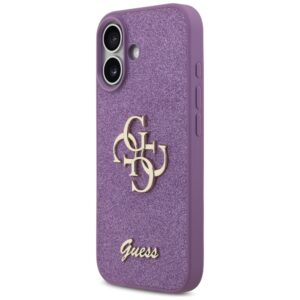 Dėklas Guess Fixed Glitter Big 4G skirtas Apple iPhone 17 lilac - Image 2