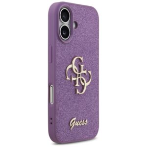 Dėklas Guess Fixed Glitter Big 4G skirtas Apple iPhone 17 lilac - Image 4