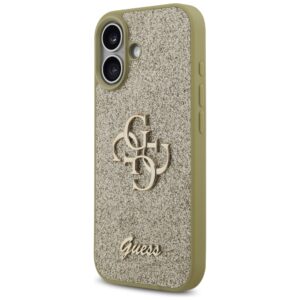 Dėklas Guess Fixed Glitter Big 4G skirtas Apple iPhone 17 aukso spalvos - Image 2