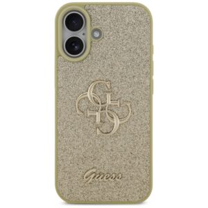 Dėklas Guess Fixed Glitter Big 4G skirtas Apple iPhone 17 aukso spalvos - Image 3