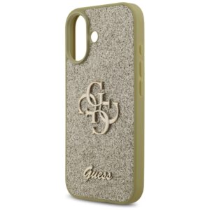 Dėklas Guess Fixed Glitter Big 4G skirtas Apple iPhone 17 aukso spalvos - Image 6