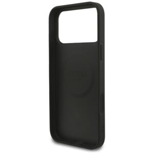 Dėklas Guess 4G Strap Triangle Logo        MagSafe skirtas Apple iPhone 17 Pro Max juodos spalvos - Image 7