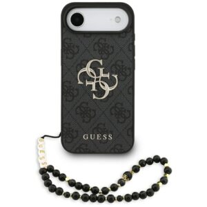 Guess 4G Strap 4G Classic Logo dėklas skirtas Apple iPhone Air juodos spalvos