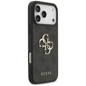 Guess 4G Strap 4G Classic Logo dėklas skirtas Apple iPhone 17 Pro Max juodos spalvos - Image 4