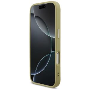 Guess Fixed Glitter Big 4G Metal Frame dėklas skirtas Apple iPhone 17 Pro aukso spalvos - Image 5