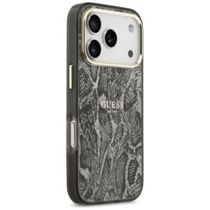 Guess Python Pattern MagSafe dėklas skirtas Apple iPhone 17 Pro juodos spalvos - Image 4
