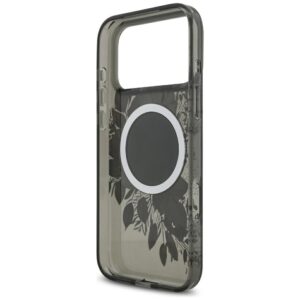 Guess IML Flowers Pearl Strap MagSafe dėklas skirtas Apple iPhone 17 Pro Max juodos spalvos - Image 7
