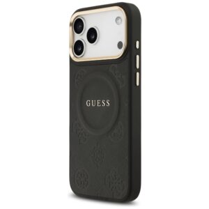 Dėklas Guess Peony Hot Stamp MagSafe skirtas Apple iPhone 17 Pro Max juodos spalvos - Image 2