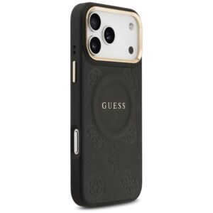 Dėklas Guess Peony Hot Stamp MagSafe skirtas Apple iPhone 17 Pro Max juodos spalvos - Image 4