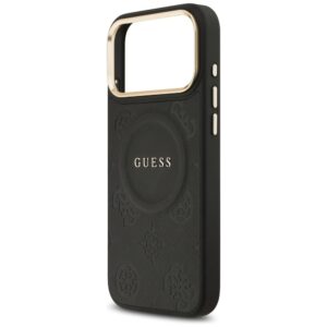 Dėklas Guess Peony Hot Stamp MagSafe skirtas Apple iPhone 17 Pro Max juodos spalvos - Image 6