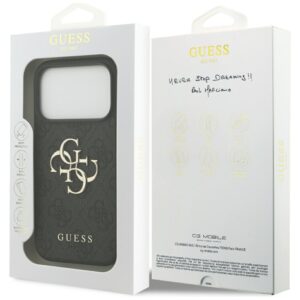 Dėklas Guess 4G Big Logo skirtas Apple iPhone 17 Pro juodos spalvos - Image 8