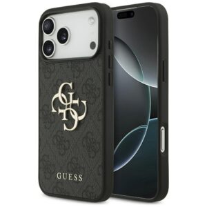 Dėklas Guess 4G Big Logo skirtas Apple iPhone 17 Pro Max juodos spalvos