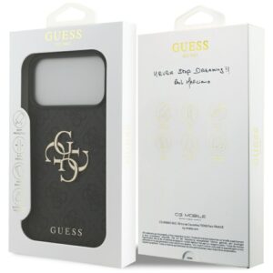 Dėklas Guess 4G Big Logo skirtas Apple iPhone 17 Pro Max juodos spalvos - Image 8