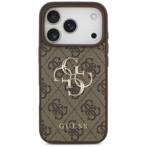 Dėklas Guess 4G Big Logo skirtas Apple iPhone 17 Pro rudos spalvos - Image 3