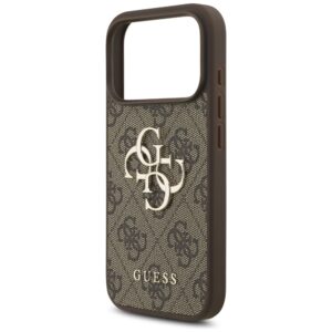 Dėklas Guess 4G Big Logo skirtas Apple iPhone 17 Pro rudos spalvos - Image 6