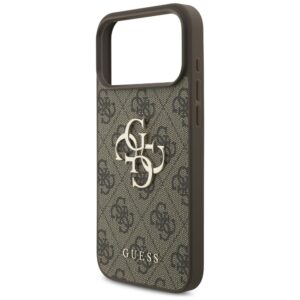 Dėklas Guess 4G Big Logo skirtas Apple iPhone 17 Pro Max rudos spalvos - Image 6