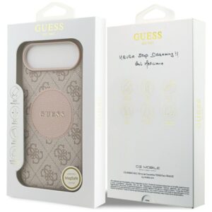 Dėklas Guess 4G Circle Classic Logo MagSafe skirtas Apple iPhone Air rožinės spalvos - Image 8