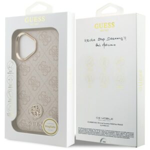 Dėklas Guess 4G Strass Logo MagSafe skirtas Apple iPhone 17 rožinės spalvos - Image 8