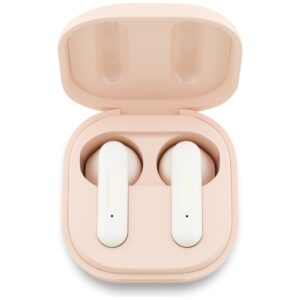 TWS Guess 4G Metal Logo ausinės rožinės spalvos - Image 3