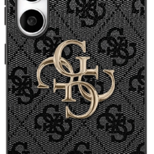 Guess Big 4G Classic Logo dėklas skirtas Samsung Galaxy S25 FE juodos spalvos